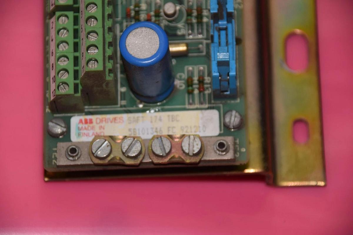 Used ABB SAFT 174 TBC 58101346 FC 921210 TERMINAL BLOCK BOARD