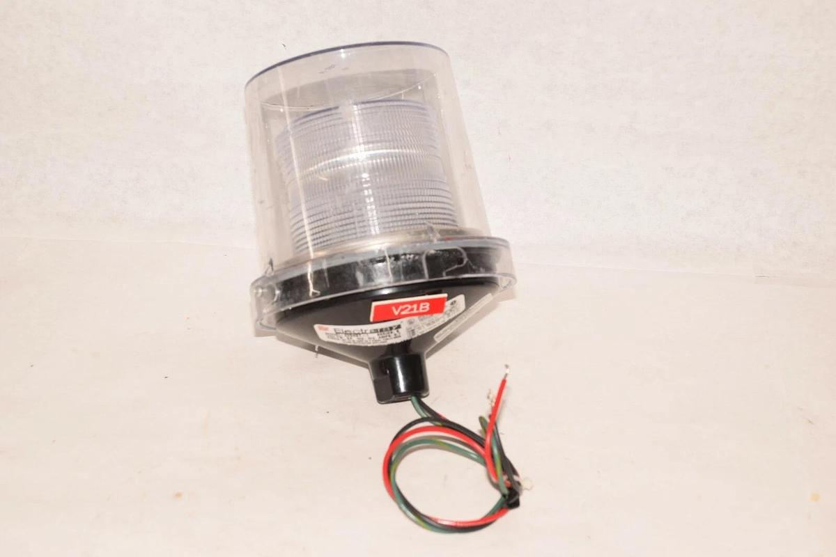 Used Federal Signal Electraray 24V Fire Alarm Visual Strobe Light 225XST-I ser B Lamp