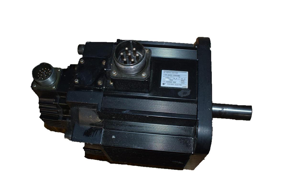 Used Yaskawa SGMG-30ASABC AC Servo Motor. Rpm:1500, Nm-18.6 2900W