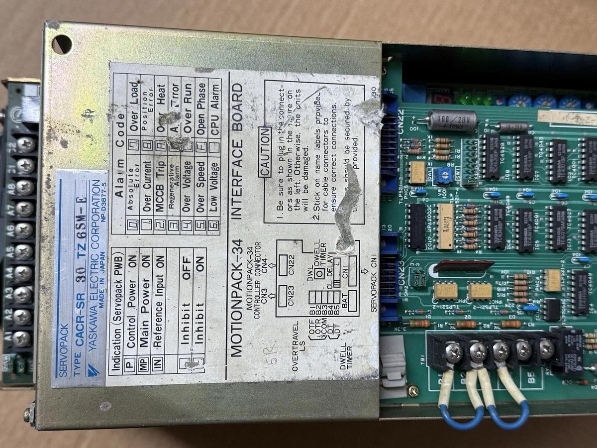 Used Yaskawa ServoPack Servo Controller Drive CACR-SR30TZSM CACR-SR30TZ6SM-E