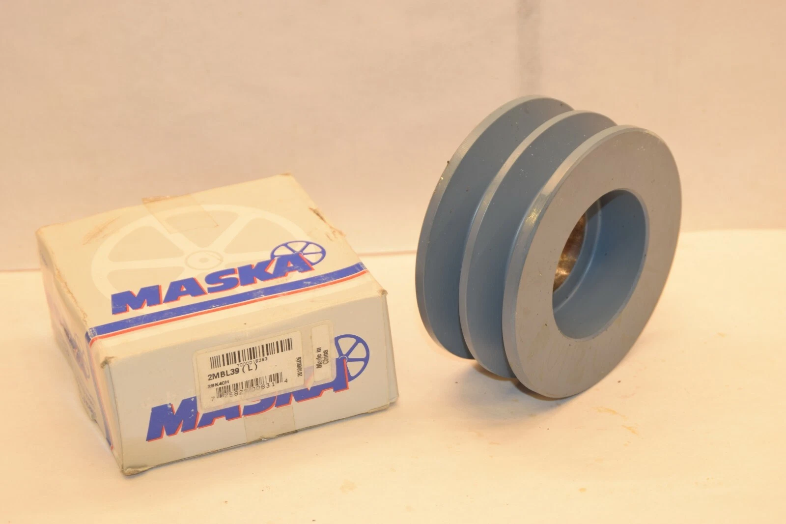(NEW) MASKA 2MBL39 2BK40H 2 Belt Pulley Sheave