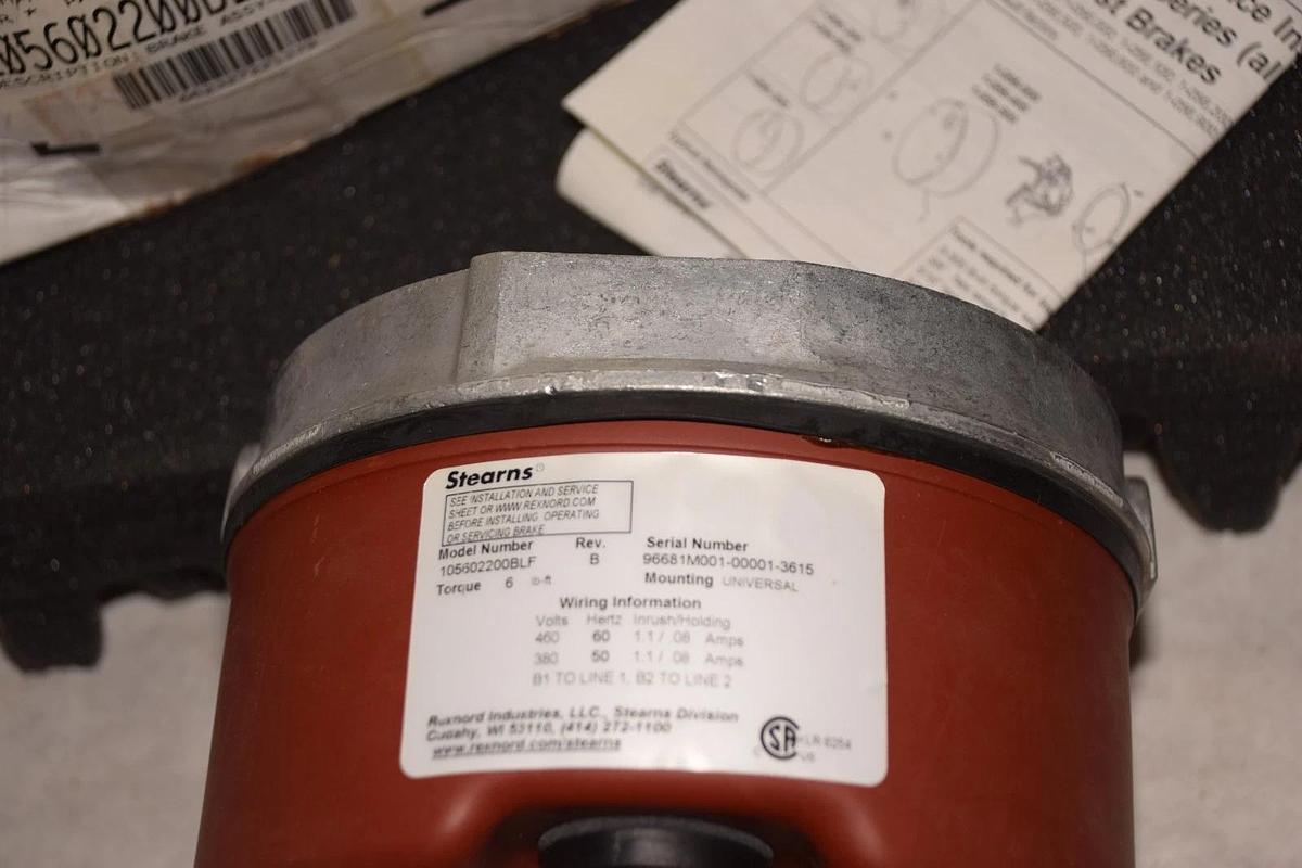 STEARNS Brake Clutch Assy 105602200BLF Rev B 380/460V (New)