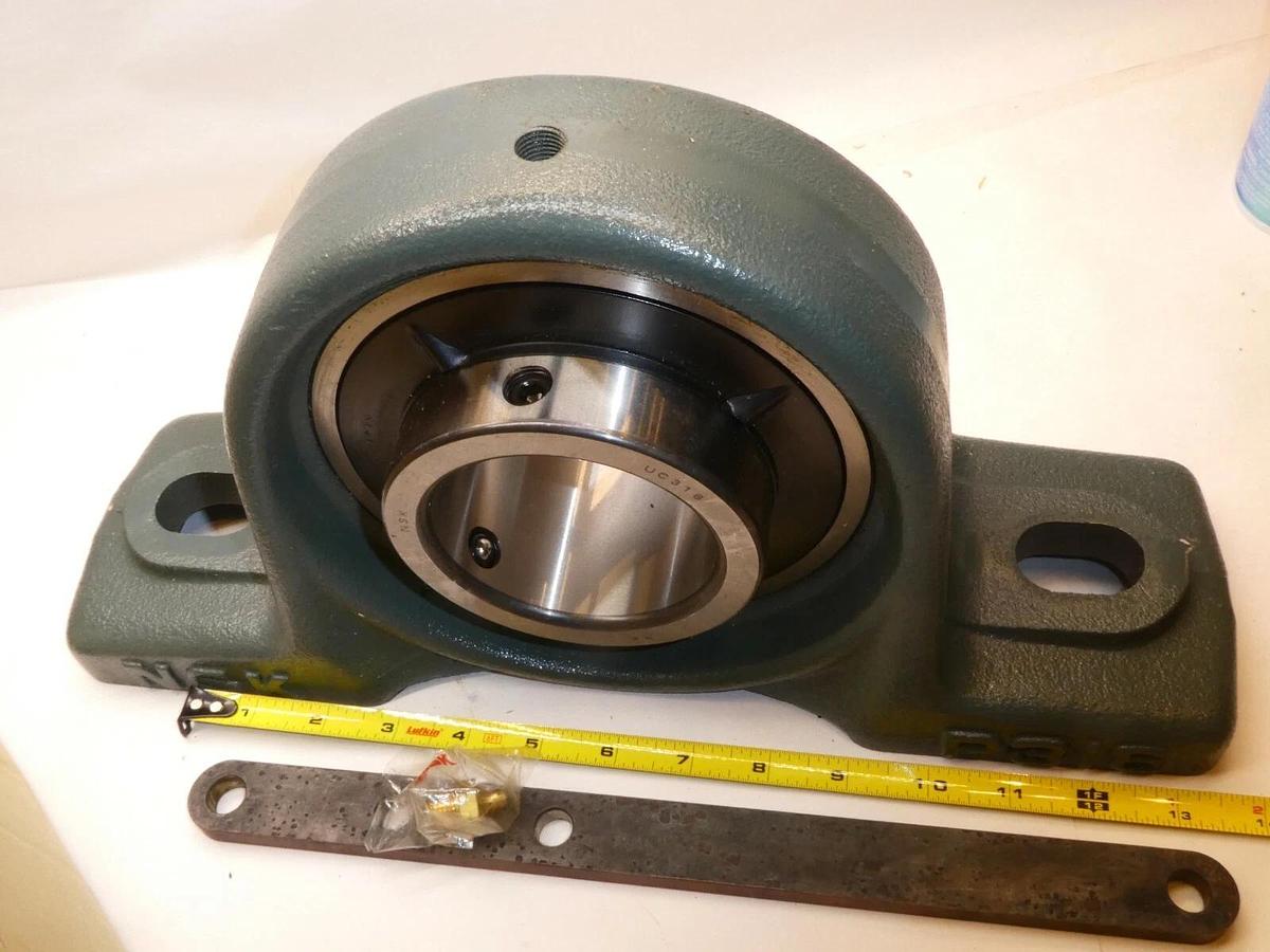 (NEW) NSK NUCP316D1 UCP316D1 3-5/32" Bore Pillow Block Bearing