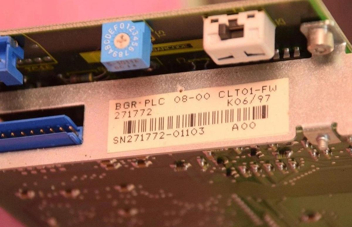 Used INDRAMAT CONTROL BOARD BGR PLC 08-00 / CLT01-FW