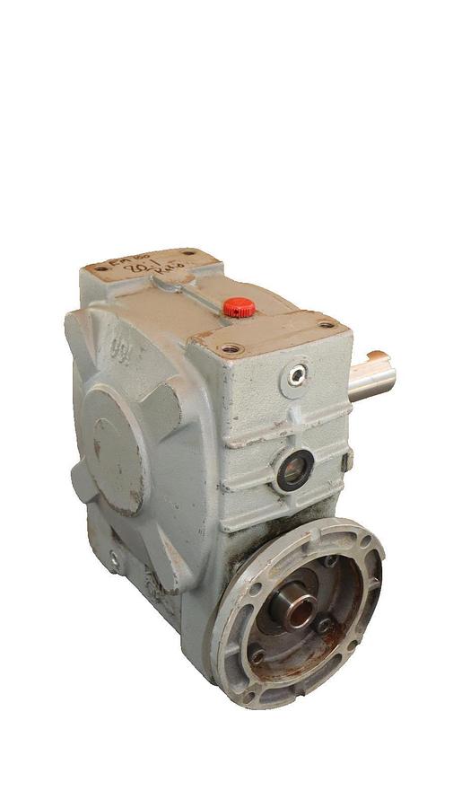 Used Speed Reducer Gear Box 80:1 EM 100 EM100 Ratio 80:1 Right Angle