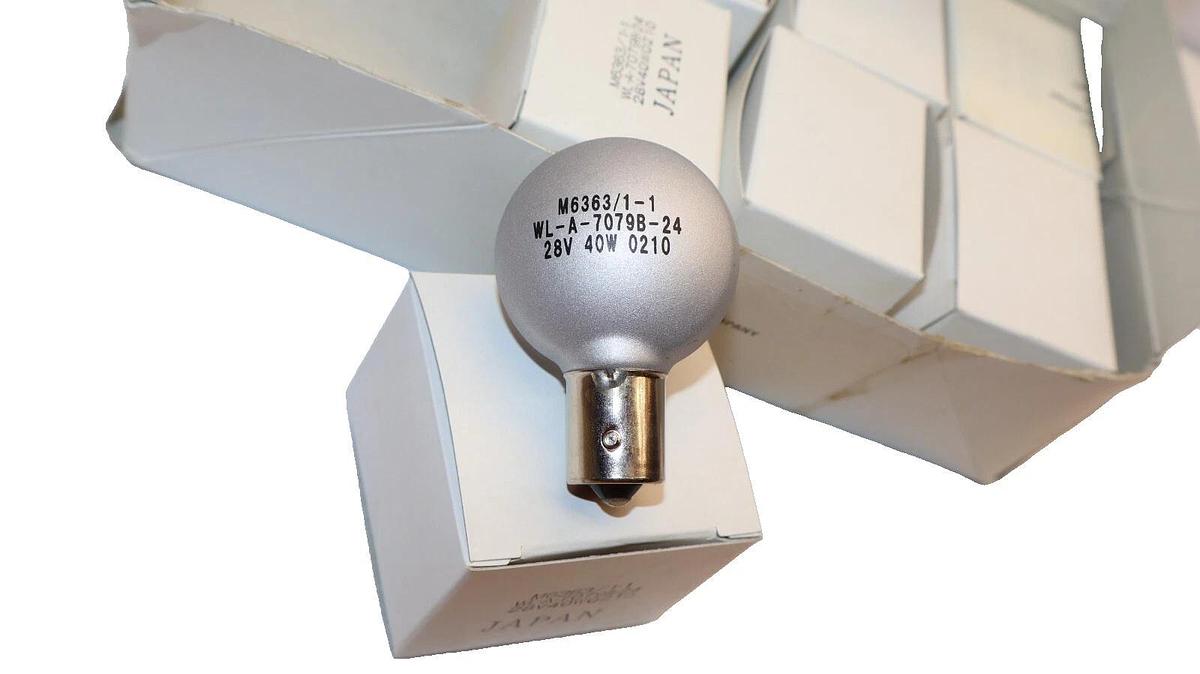 1) HONEYWELL GRIMES WL-A-7079B-24 A7079B24 40W 28V Aircraft Miniature Bulb *NEW