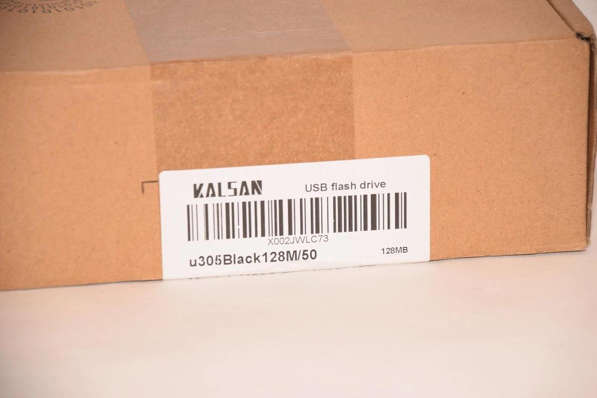 (Box Pack of 50) KALSAN U305 Black 128Mb 128 mb USB Flash Drive NEW