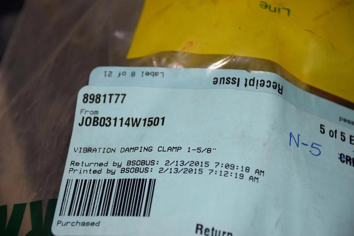 RIGID EIM-32-26 1-5/8" RUBBER VIBRATION DAMPING CLAMP NEW