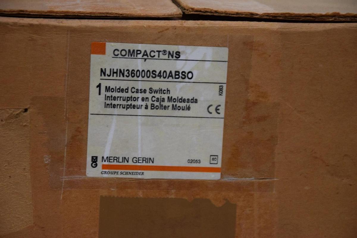 MERLIN GERIN Compact NJHN36000S40ABSO 400A Breaker 400 AMP 3 Pole NSJ400 A (New)