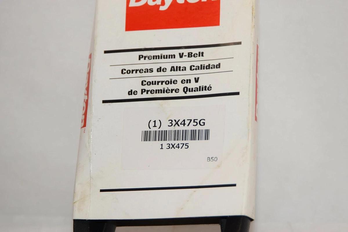 (NEW) DAYTON 3X475G Premium V-Belt