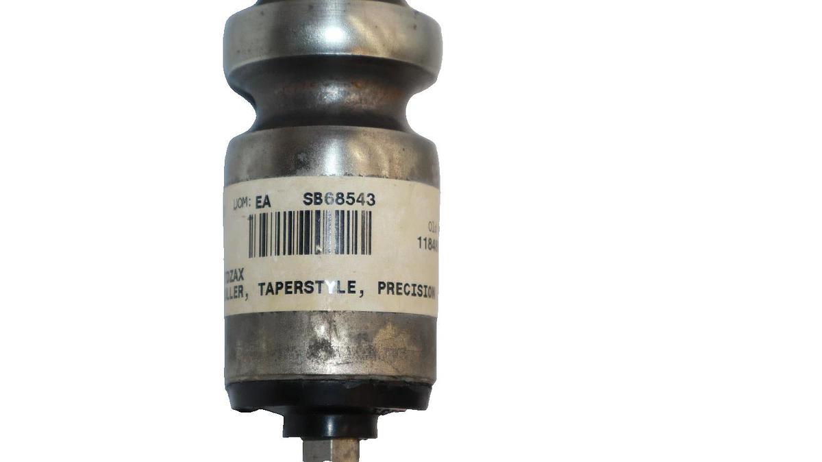 118480 , 20TTPRBGCTDZAX 17" Tapered Round Groove Conveyor Roller 7/16" Hex (New)