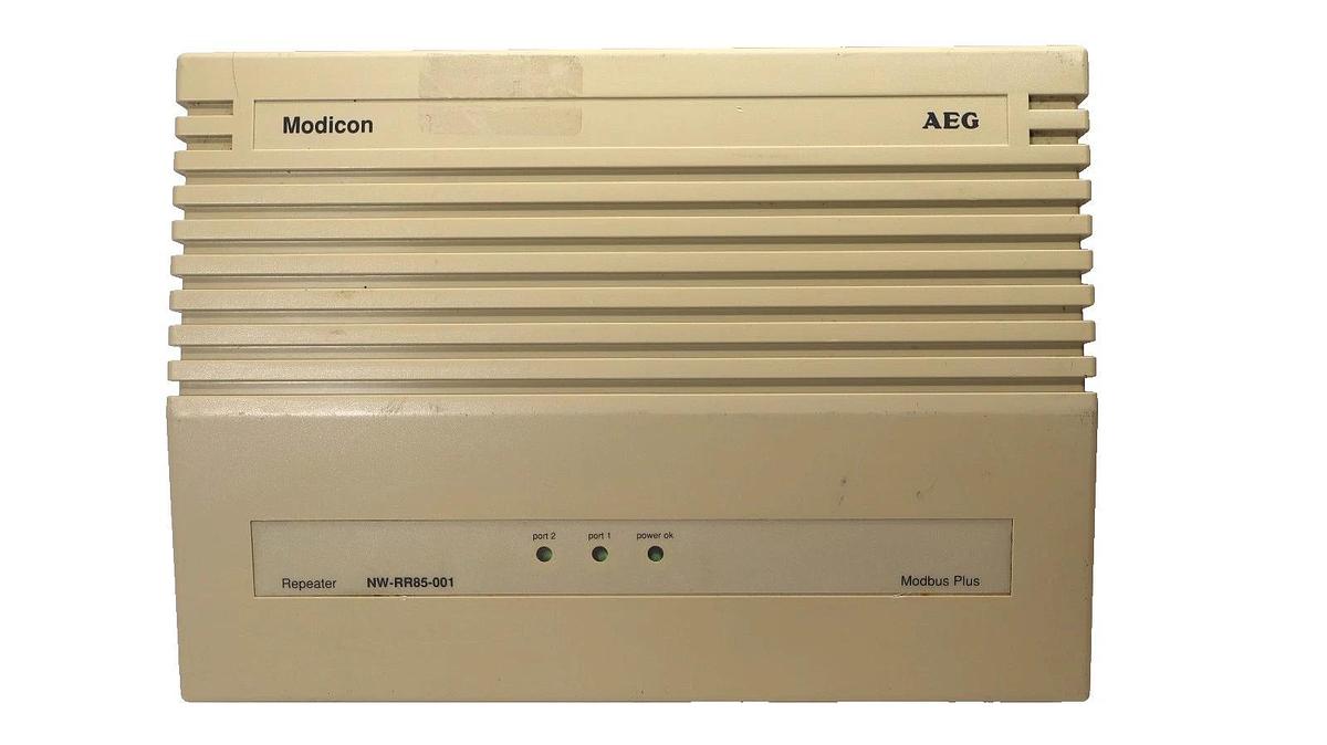 Used AEG Modicon Repeater Assembly Module NW-RR85-001 , NWRR85001 (Cosmetic Dmg)