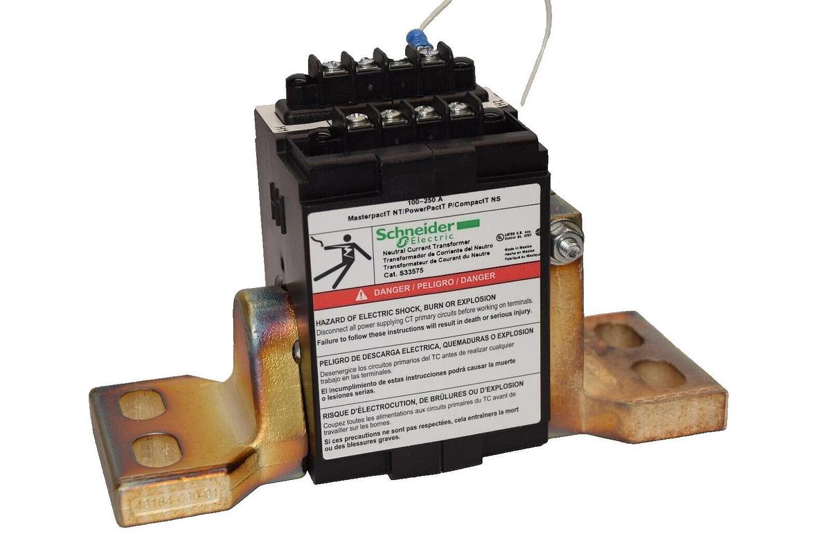 Schneider Neutral Current Transformer S33575 Masterpact PowerPact 100-250a (NEW)