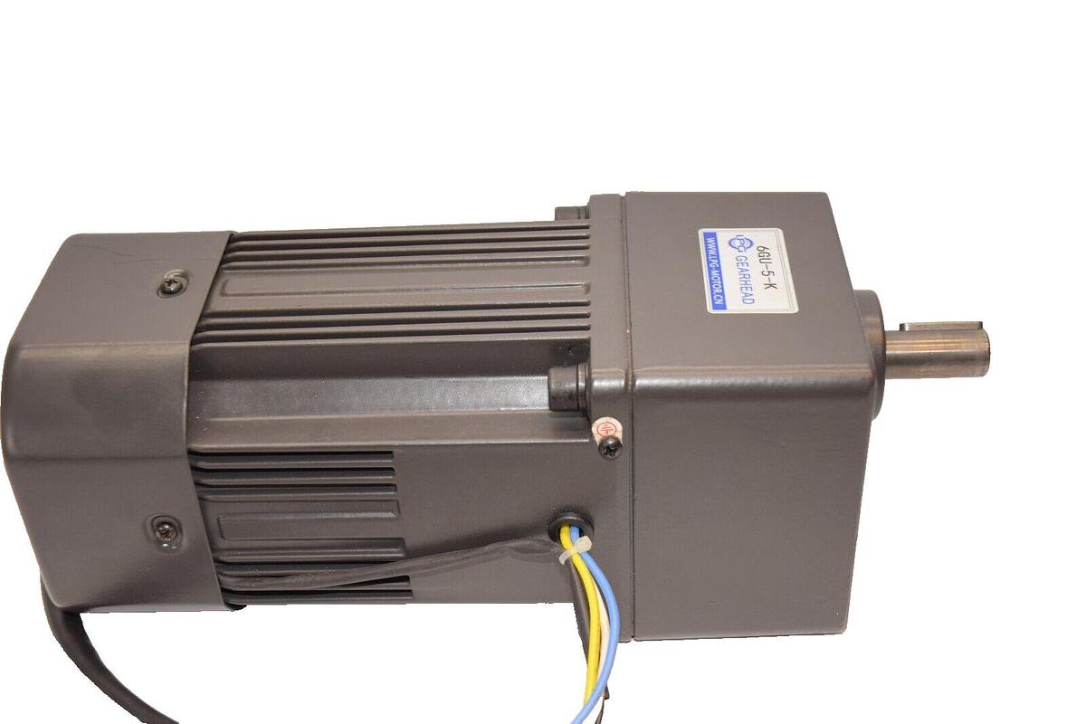 Used LPG 6RK200RGU-CF 200W 220V Speed Regulating Motor w/ Gearbox Reducer 6GU-5-K