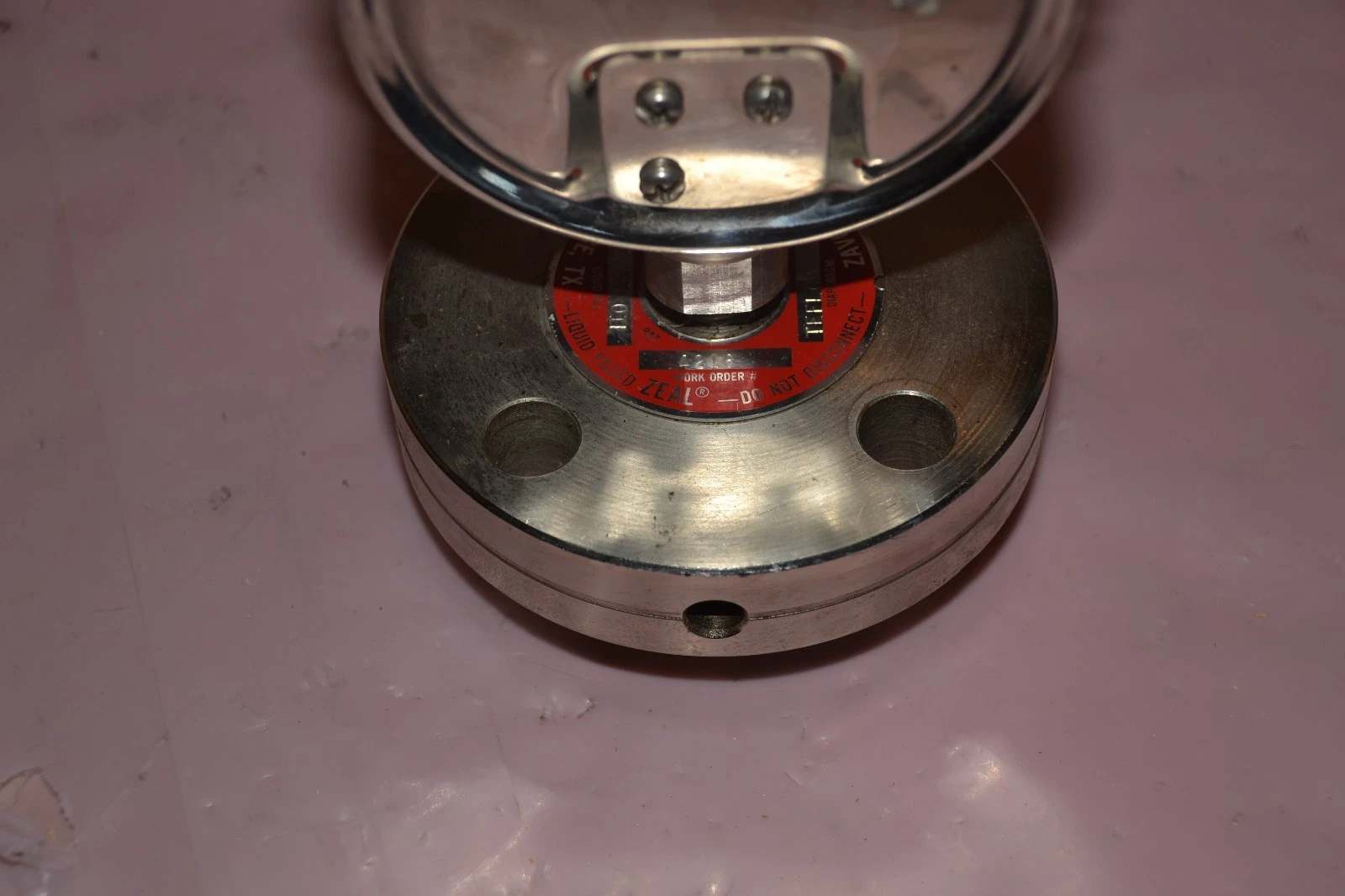 ZAVODA MFG T530-21 T53021 4218 100 PSI LIQUID FILLED PRESSURE GAUGE