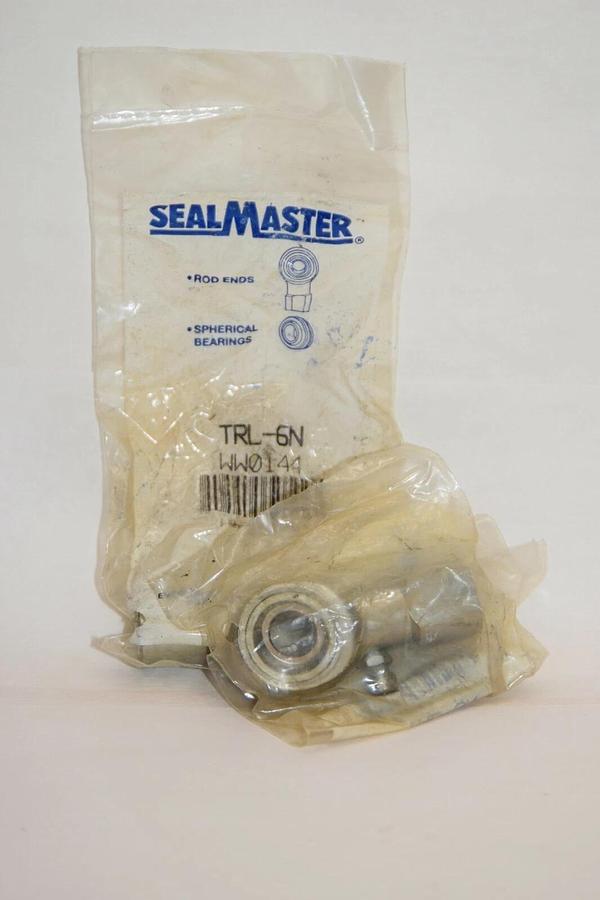 (NEW - Lot of 2) SEALMASTER TRL-6N TRL6N WW0144 Bearing Rod End Heim Joint