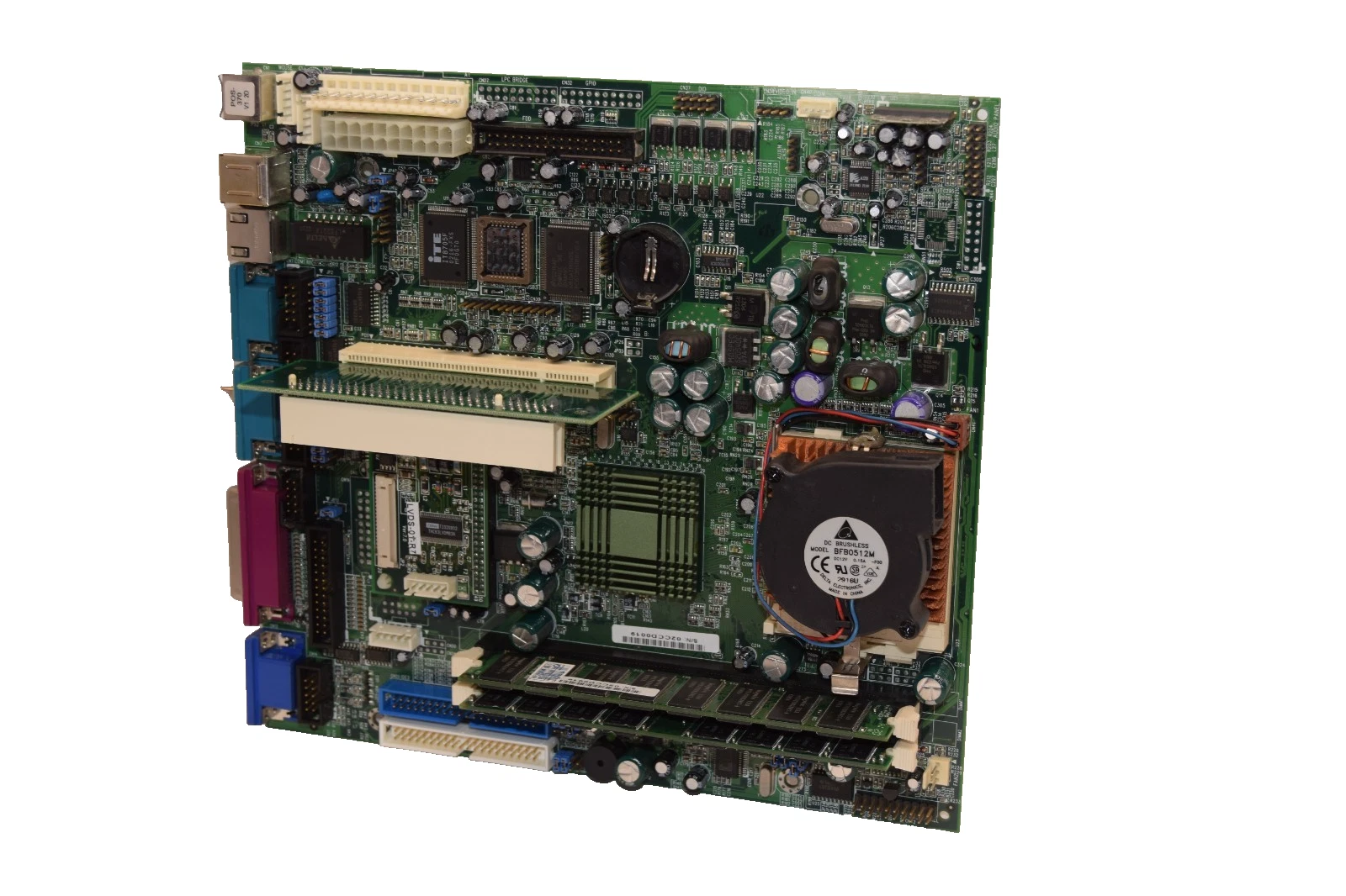 Used IEI POS-370-XY + C020088123 + BP1136.M3 + PC133U-222-542-Z Circuit Board