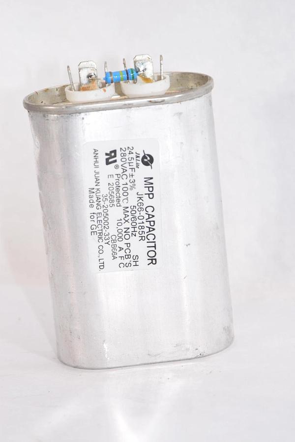 (NEW) JK LITE JK66-0185R JK660185R 280Vac 100°C 24.5uF MPP Capacitor