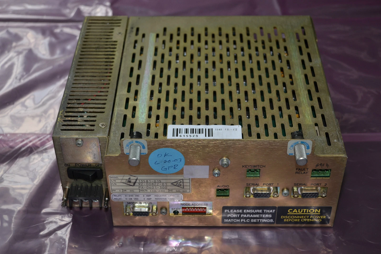 Used Modicon AEG Schneider MM-PMC1-300 PA-0601-300 MMPMC1300 PA0601300