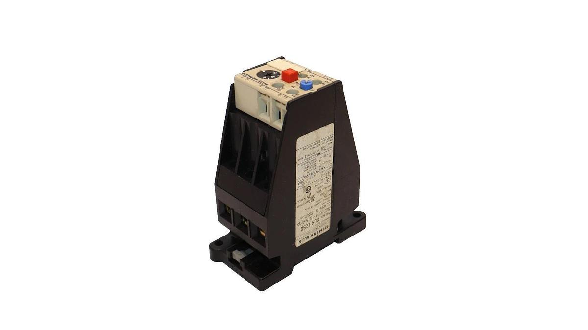 Used Siemens Allis OLR 1250 OLR1250 OLR-1250 8-12.5 A Amp Overload Relay