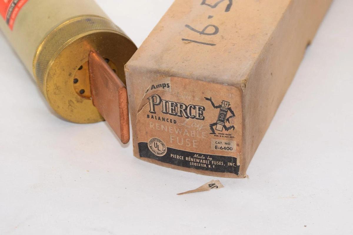 (NEW) PIERCE E-6400 400Amp 600V Fuse