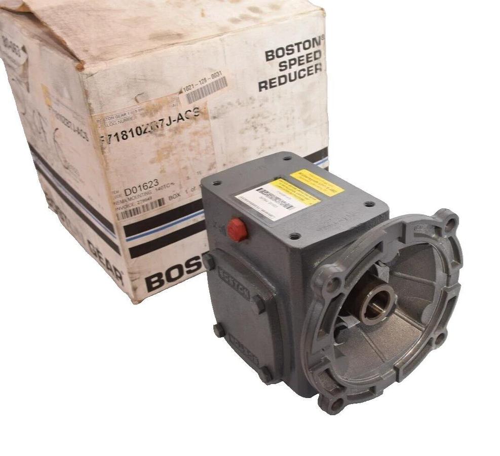 BOSTON GEAR Gear Box Speed Reducer F718-10Z-B7-J-ACS F71810ZB7JACS Ratio: 10