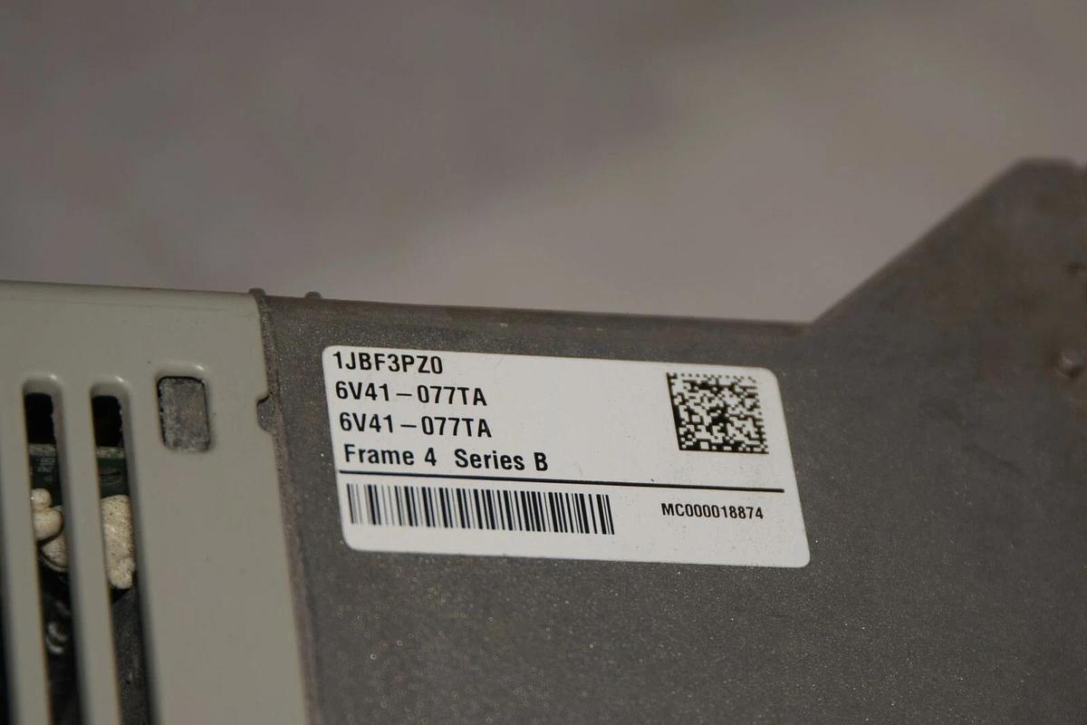 Used RELIANCE ELECTRIC GV6000 6V41-077TA  AC Drive Ser. B 60HP  6V41 077TA 460V