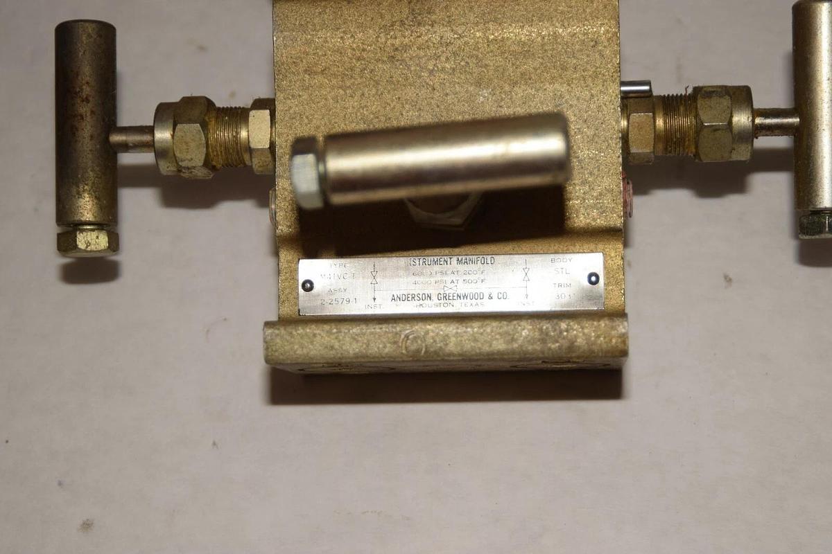 (NEW) ANDERSON GREENWOOD M4TVC-T 2-2579-1 Instrument Manifold Valve