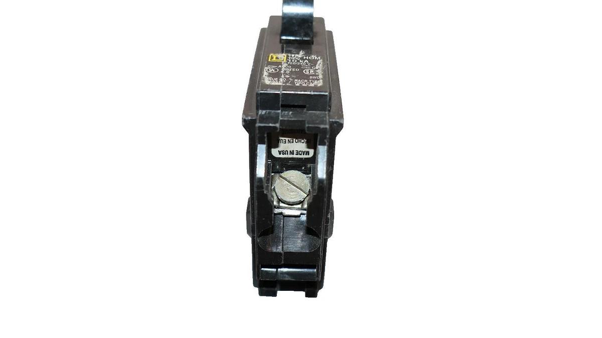 Used Square D Circuit Breaker 20A 20 Amp HOM120-U 1p 1  Pole(Lot of 3)