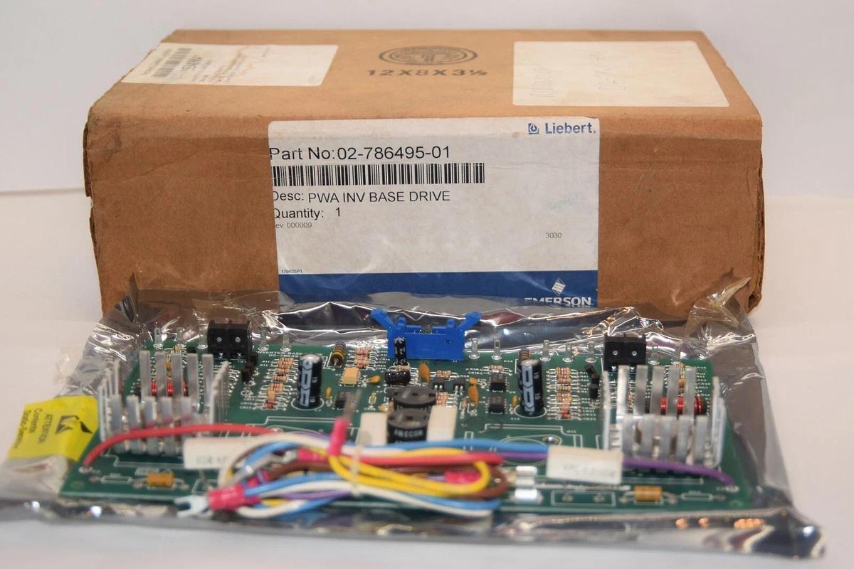 (NEW) EMERSON / LIEBERT 02-786495-01 Inverter Base Drive Board