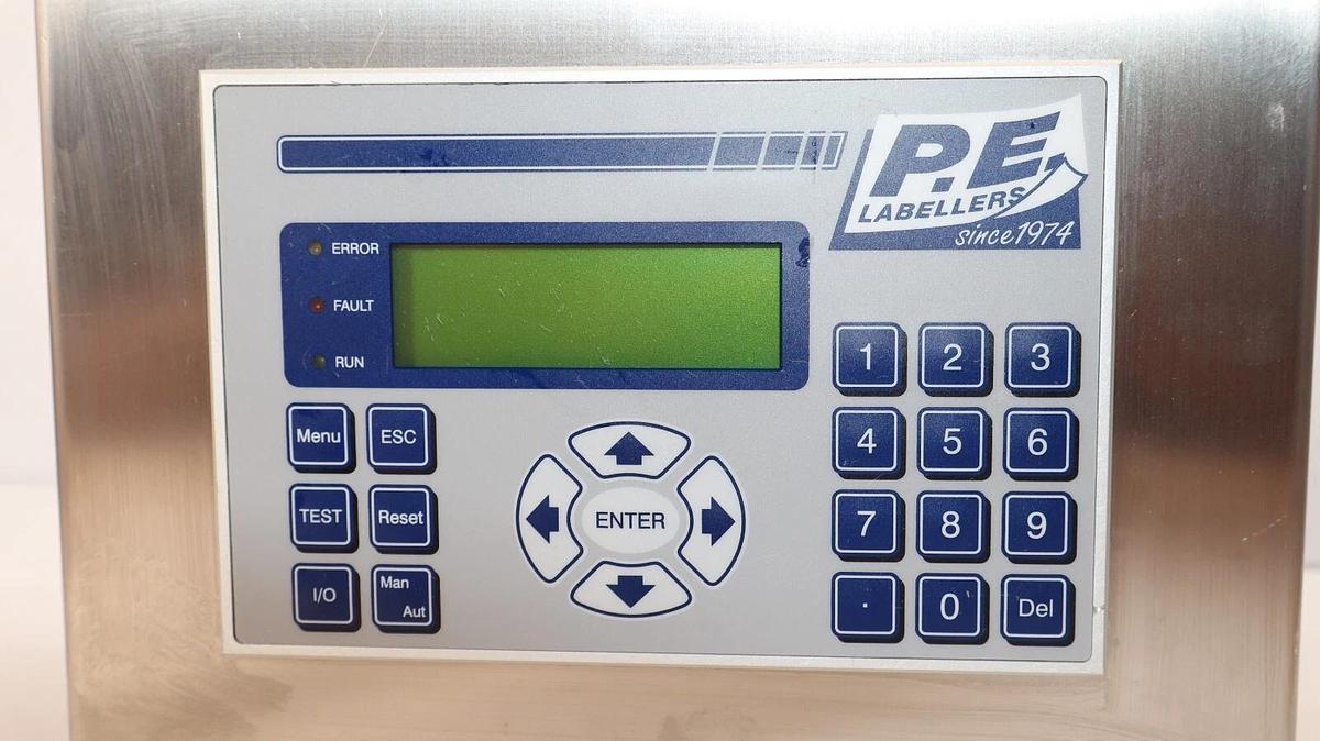 P.E. PE LABELLERS PETER0.1  Industrial Control Panel (NOS, no box, no key)