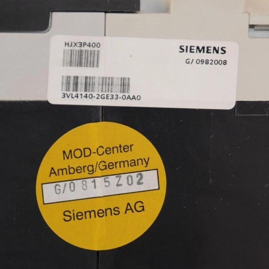 SIEMENS 3VL4140-2GE33-0AA0 Breaker 400 Amp 400A A  HJX3P400 HJGA