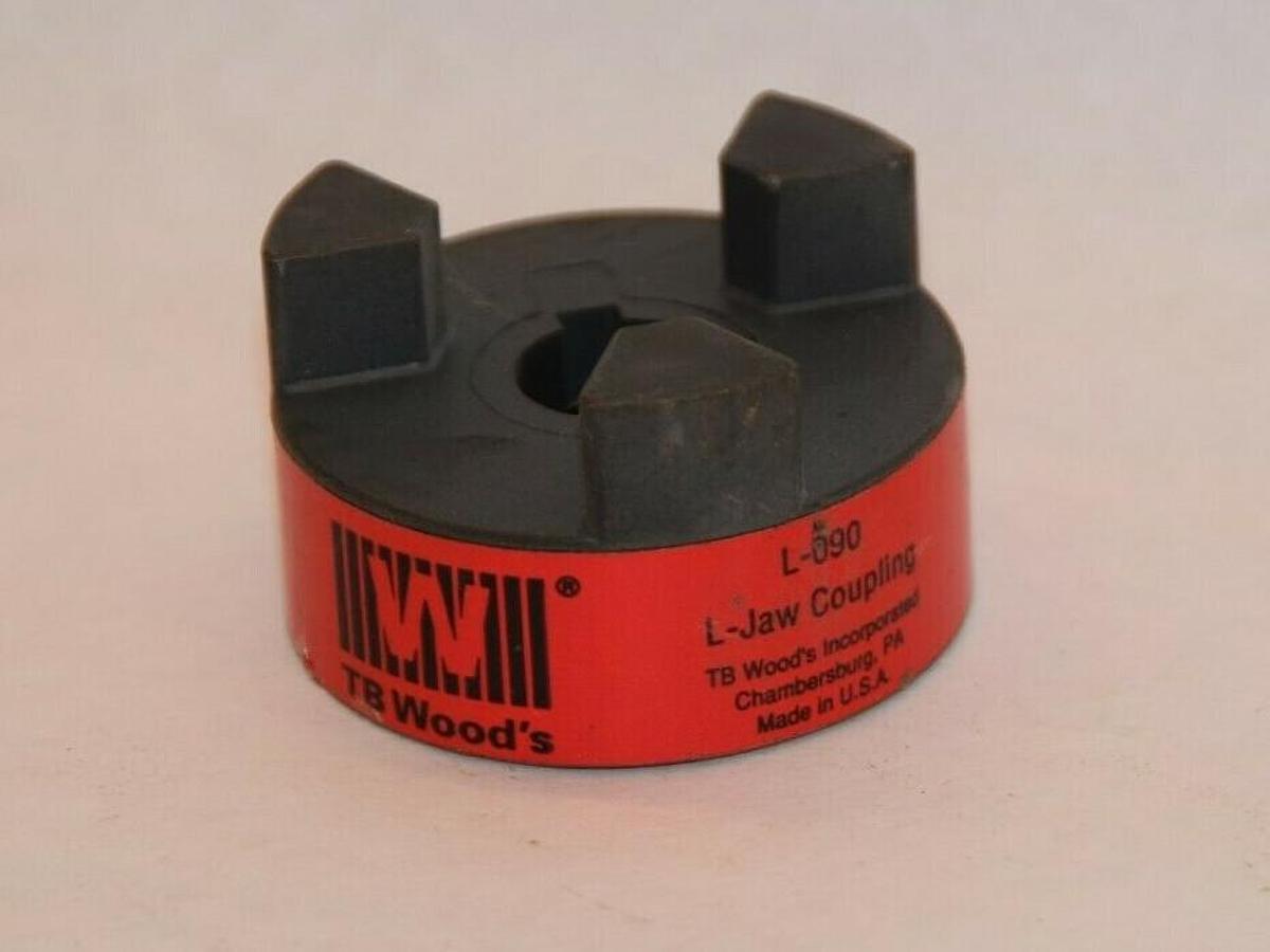 (NEW) TB WOODS USA L-090 L09058 5/8" Bore L-Jaw Coupling
