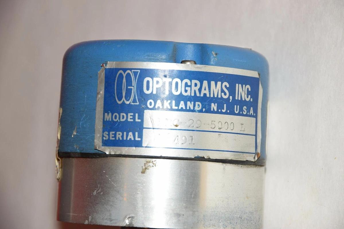 Used Optograms Inc.  Rotary Encoder DRC-29-5000L  DRC295000L  DRC 29 5000 L