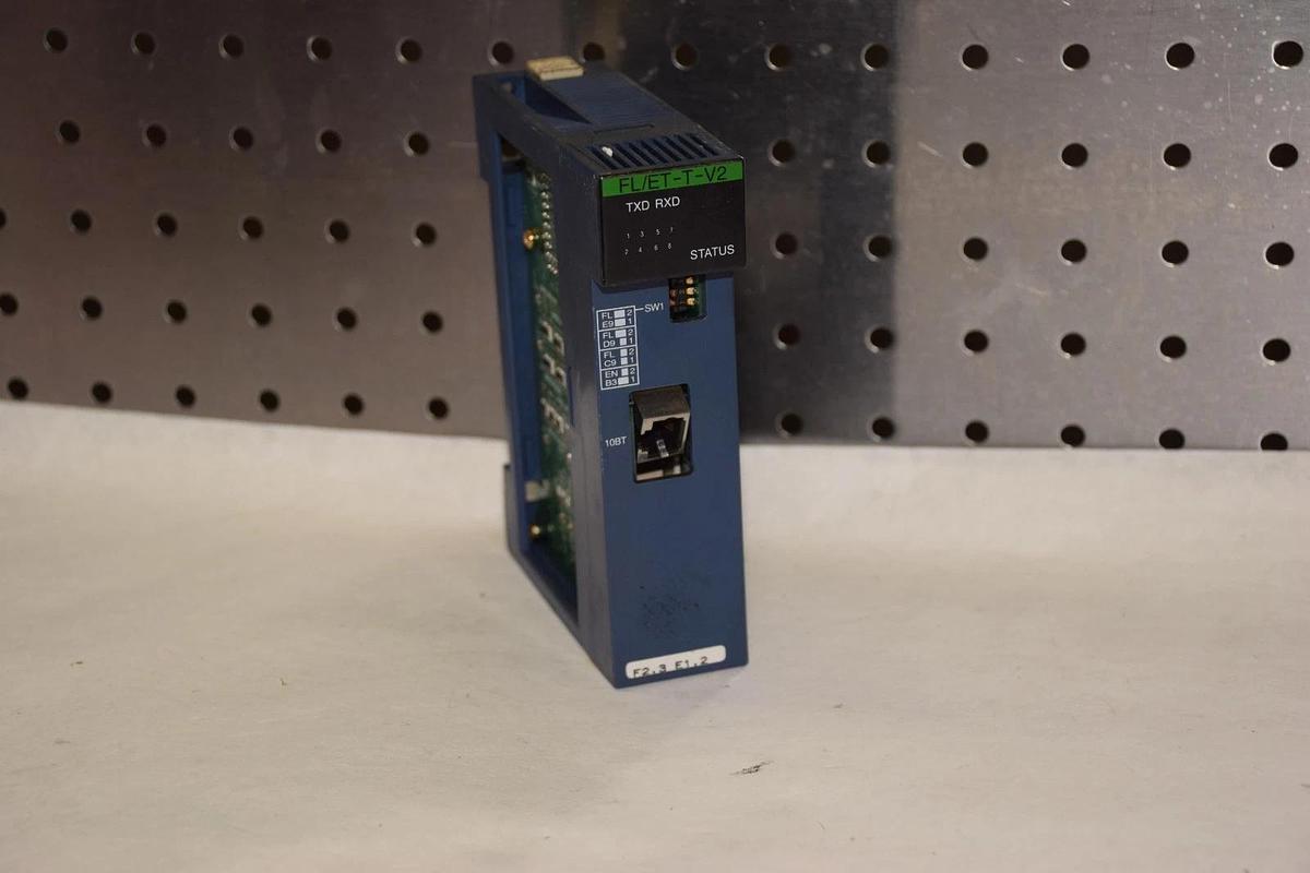 Used TOYODA / TOYOPUG THU-5998 FL/ET-T-V2  10Mbps 10BASE-T ETHERNET MODULE