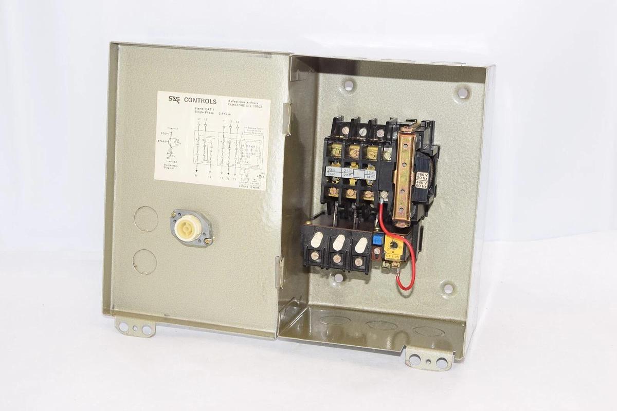 (NEW) S&S CONTROLS CAT1 CT1-25 380/440V 50/60Hz Rest Enclosure