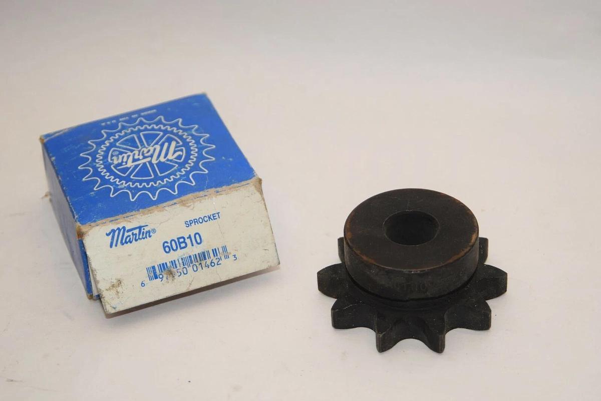 (NEW) MARTIN 60B10 10 Teeth 3/4" Bore Sprocket