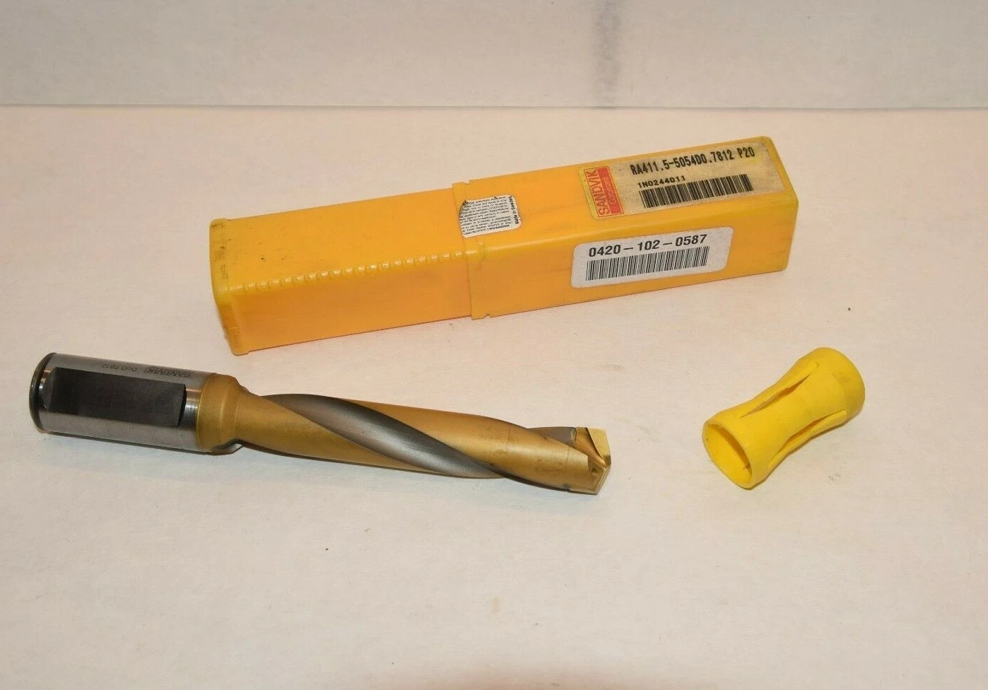 (NEW) SANDVIK RA411.5-5054D0.7812 P20 Carbide Tip Coolant Thru Drill Bit