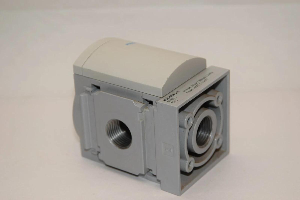 Used FESTO MS6-FRM-1/2 20Bar 1/2" Pneumatic Block