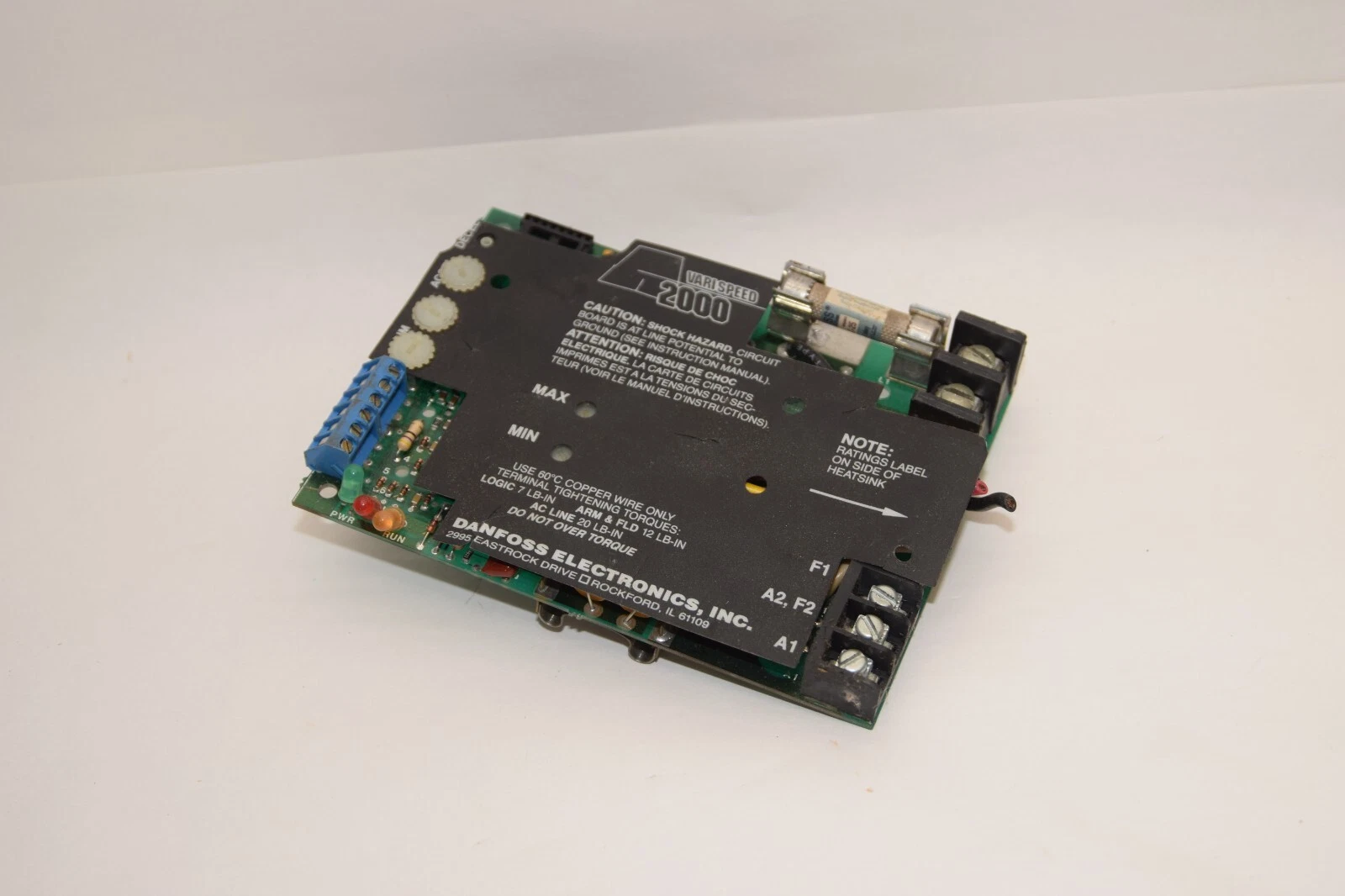 Used DANFOSS ELECTRONICS A2000 Varispeed Control Board