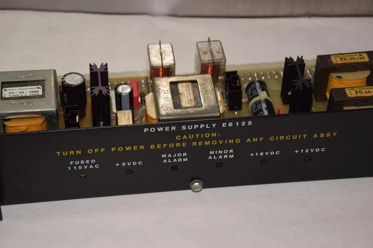 Used ACUMETER E6125 POWER SUPPLY, E6125A, 9000-0402, FOR TEMP ZONE CONTROLLER PTC16