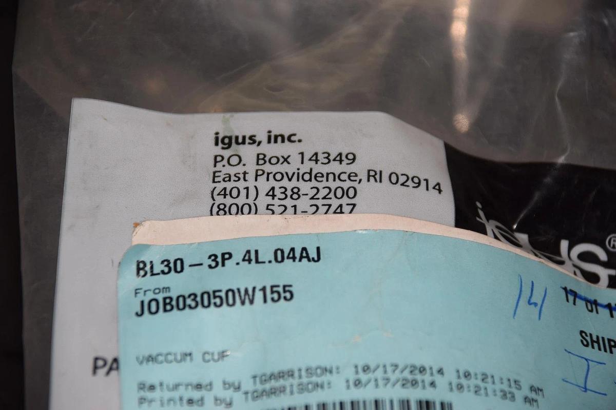 PIAB BL30-3P.4L.04AJ 1.25" DIA. MULTI-BELLOW VACUUM CUP NEW