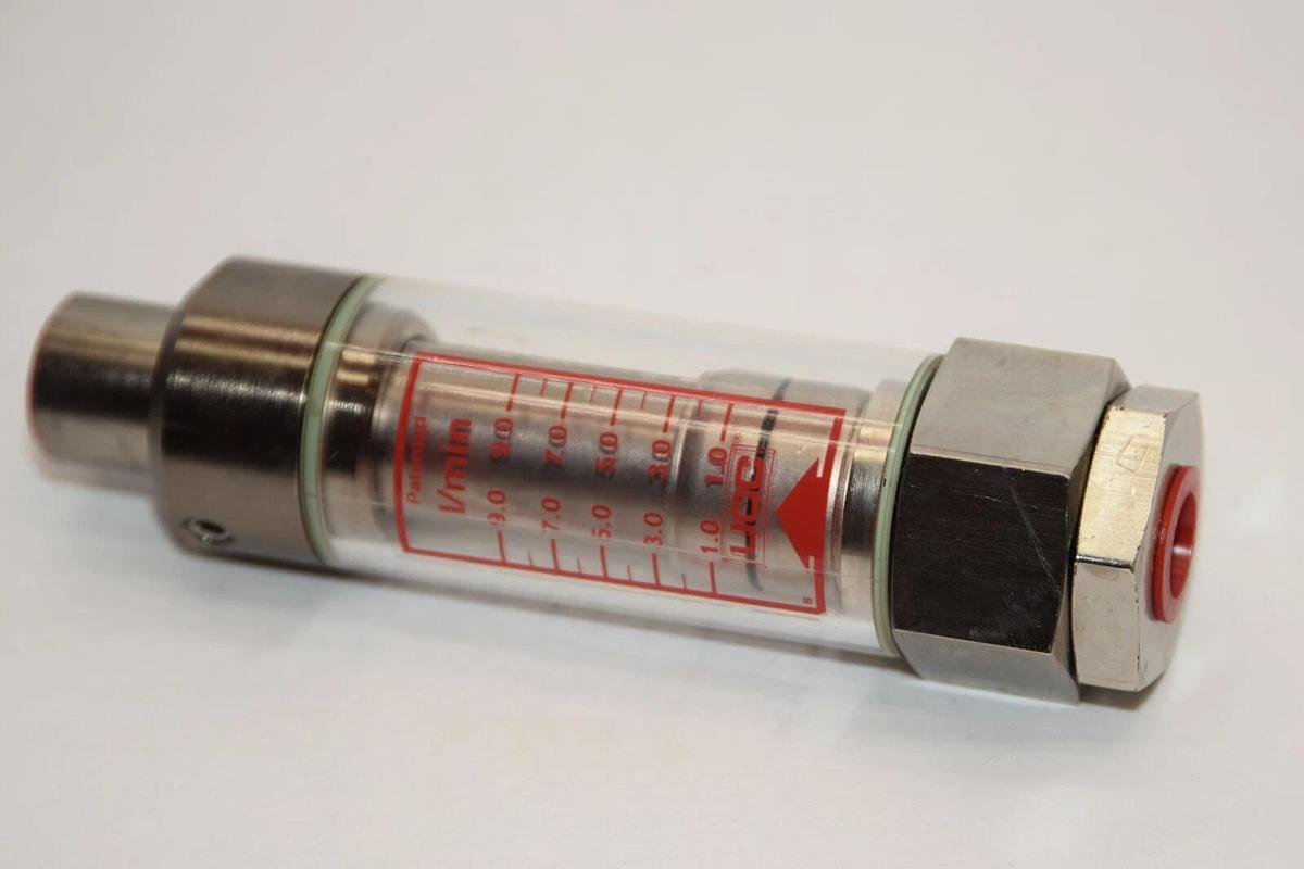 (NEW) UCC PARKER HANNIFIN Stainless Steel Flow Meter 1-9 l/m 1/4" NPT
