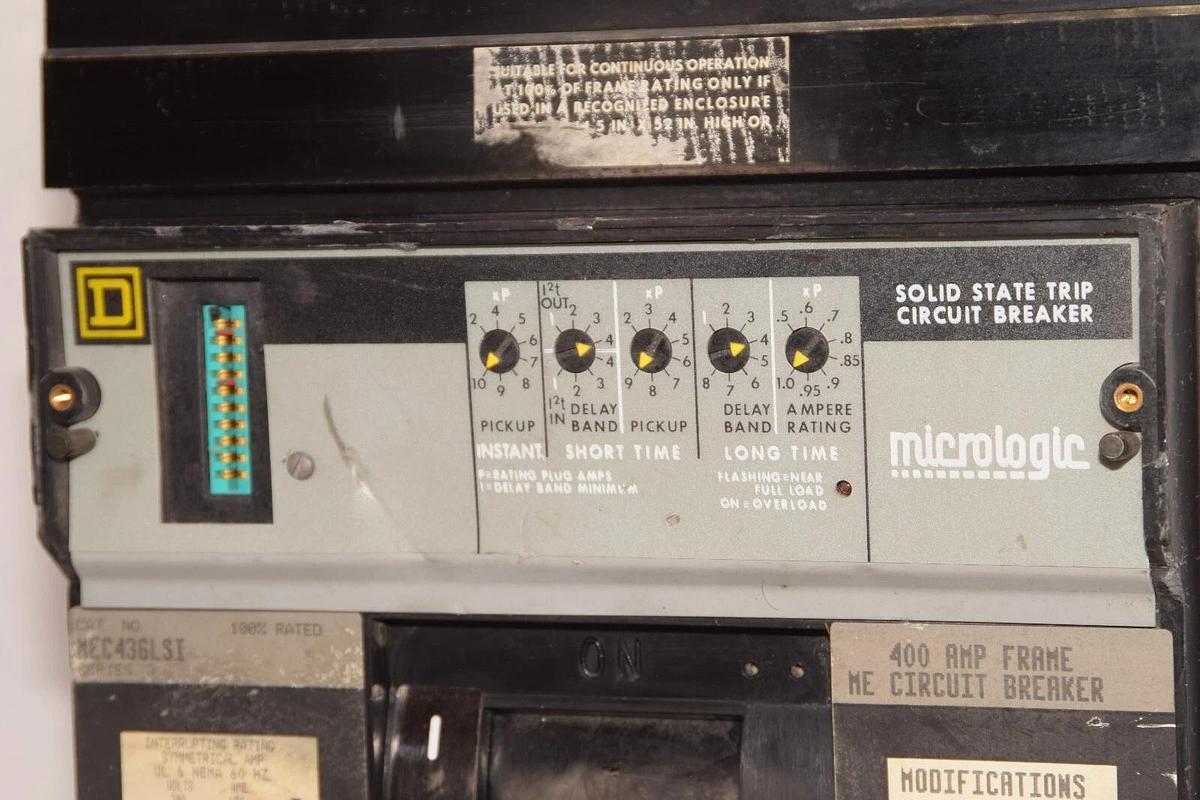 Used SQUARE D MEC436LSI Series 3 3P 600V 400A 400 Amp Breaker*Chip