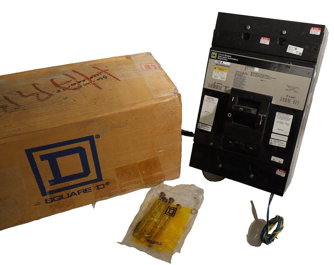 SQUARE D Circuit Breaker MHL3670035DC2351 700 Amp 700A Shunt Aux NOS cosmeticdmg