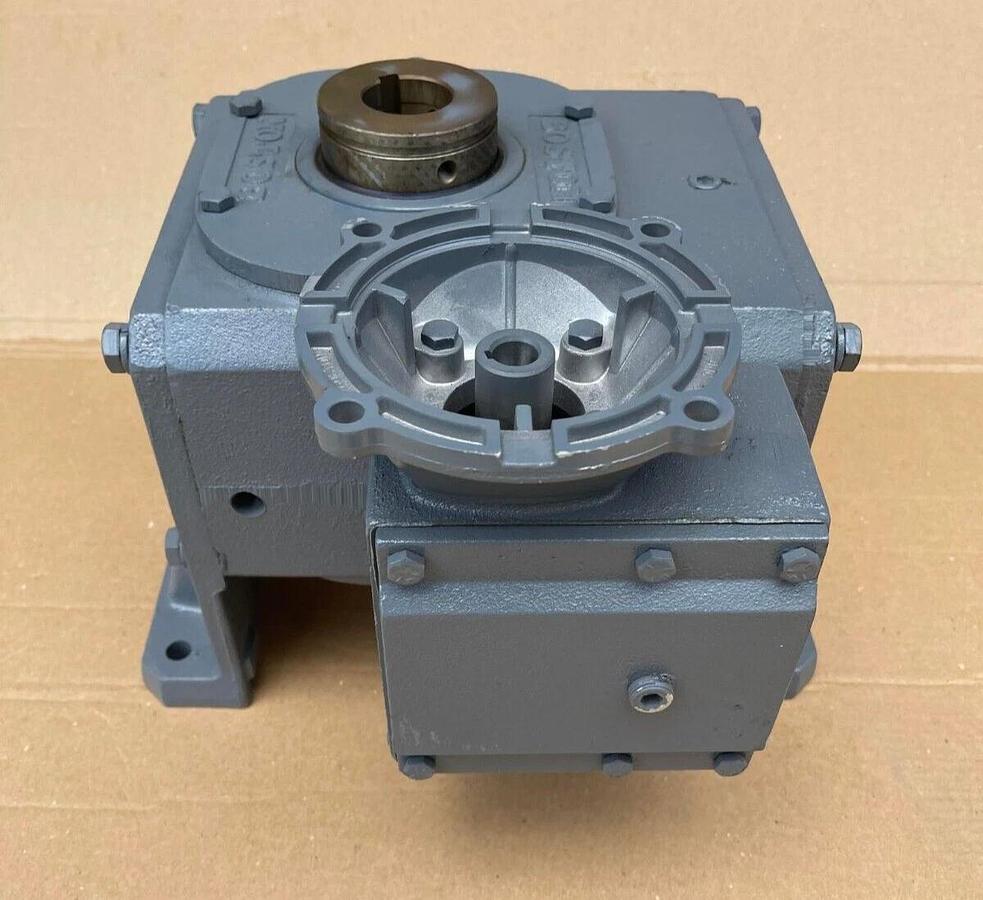BOSTON GEAR Double Reduction Speed Reducer Worm Gear Box HFWA738C600B5HP26 600:1