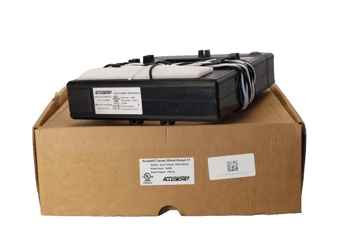 AccuEnergy AcuSplit CT Split Core Current Transformer AcuCT-4161R-1600:200mA NEW