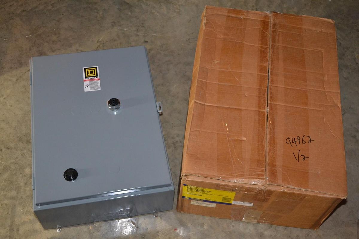 SQUARE D AC Magnetic Starter Combo 8536SCG1V89CFF4TX22 Size Sz 1 Ser A NEW