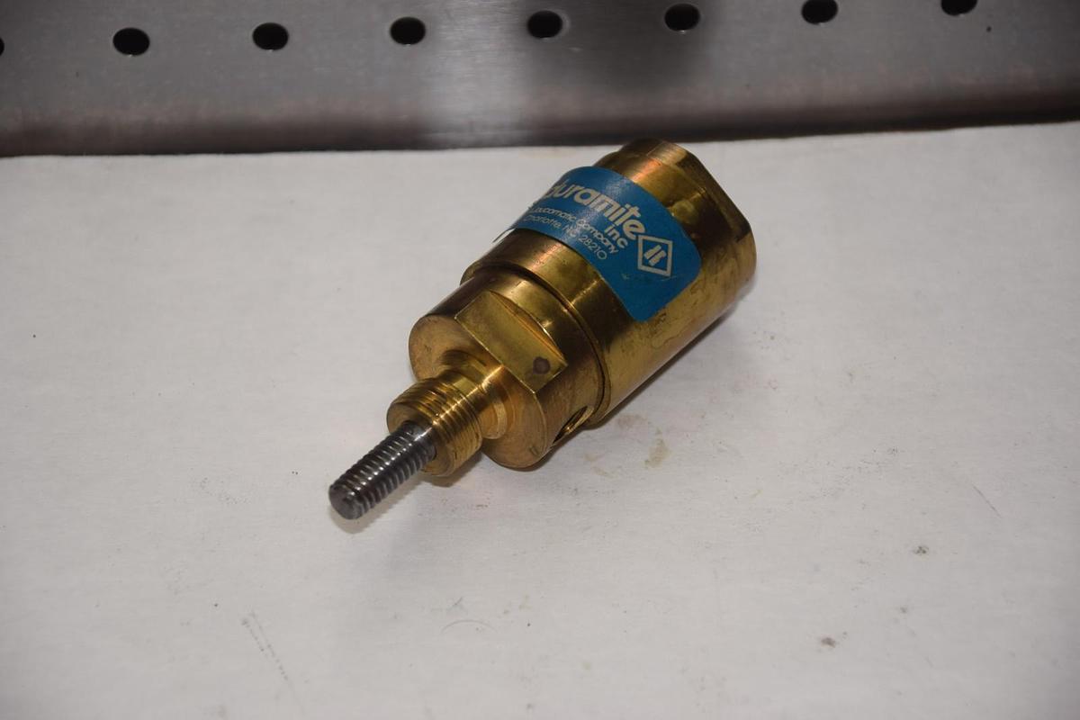 DURAMITE 20501 25 1K2 1/2" STROKE BRASS PNEUMATIC CYLINDER NEW