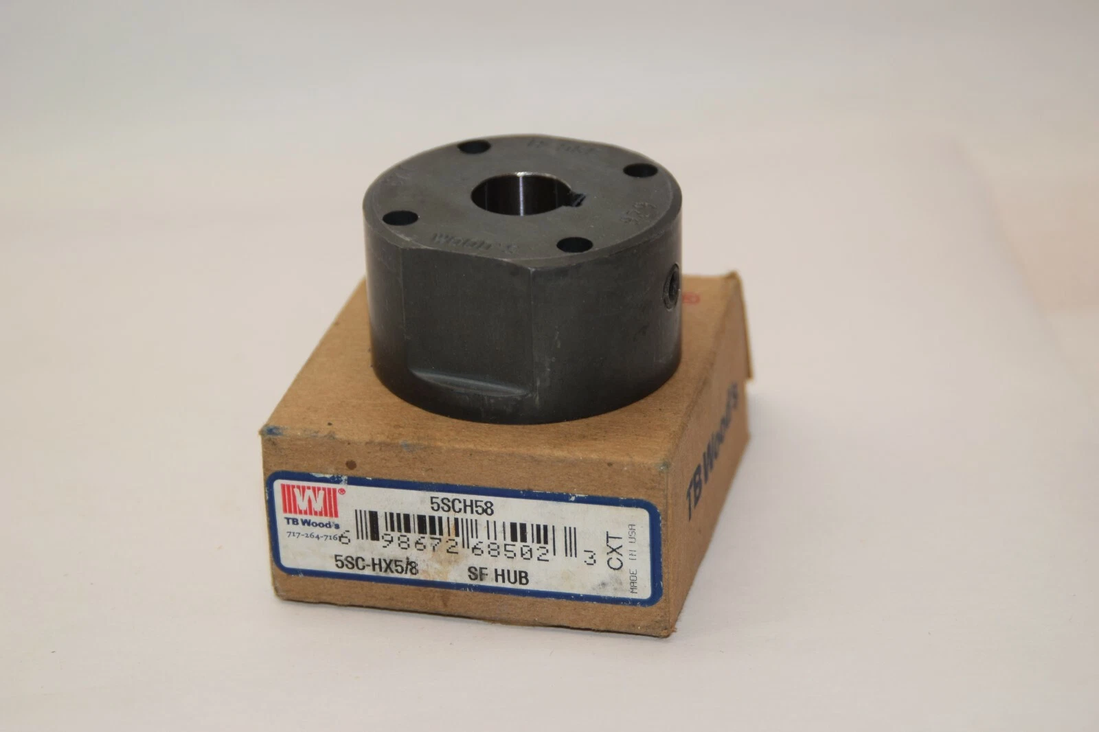 (NEW) TB WOODS 5SCH58 5SC-HX5/8 5/8" Sure Flex Hub